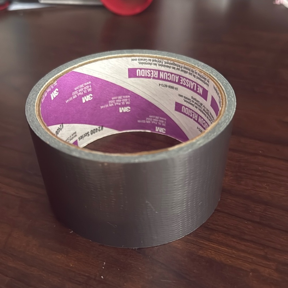 Half used roll of tape